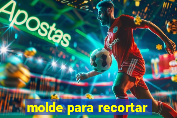 molde para recortar